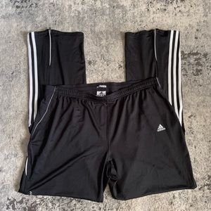 Adidas Response Pants Men’s Size XL Stripe Black Lightweight athletic track